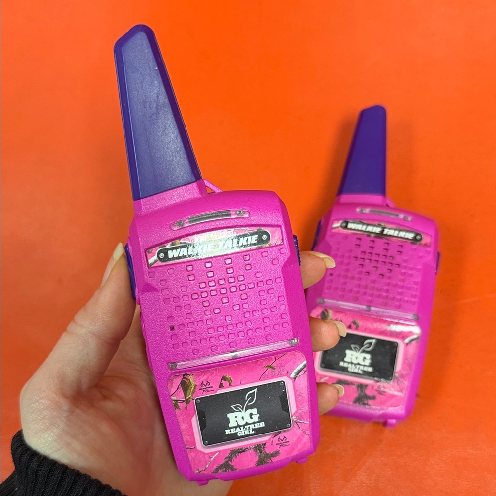 Realtree Pink and Purple Walkie Talkies